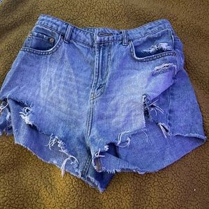 Jean shorts. Size 6.